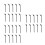 30 Pcs Coffee Machine Cleaning Brush Nylon Espresso Group Head Tool 9