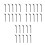 30 Pcs Coffee Machine Cleaning Brush Nylon Espresso Group Head Tool 6