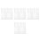 40 Pcs Clear Reusable Stencil Sheets For Crafts Painting Drawing 6