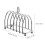 4Pcs Stainless Steel 6 Slice Bread Rack Kitchen Gadget 11