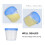 150 Pcs 40ml Sterile Plastic Urine Cups With Lids For Specimen Use 2