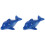 2Pcs Small Ceramic Dolphin Ocarina 6-Hole Portable Instrument 4