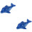 2Pcs Small Ceramic Dolphin Ocarina 6-Hole Portable Instrument 8