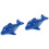 2Pcs Small Ceramic Dolphin Ocarina 6-Hole Portable Instrument 6