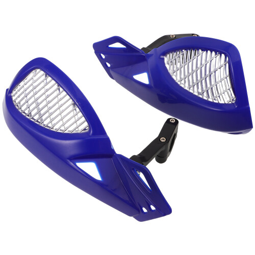 2 Pairs Blue Motorcycle Handlebar Windshield Hand Guards For Winter 1