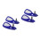 2 Pairs Blue Motorcycle Handlebar Windshield Hand Guards For Winter 10