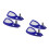 2 Pairs Blue Motorcycle Handlebar Windshield Hand Guards For Winter 6