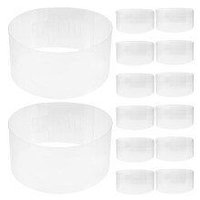 40Pcs Clear PVC Hat Shaper Inserts - Home Use Hat Holders for Caps