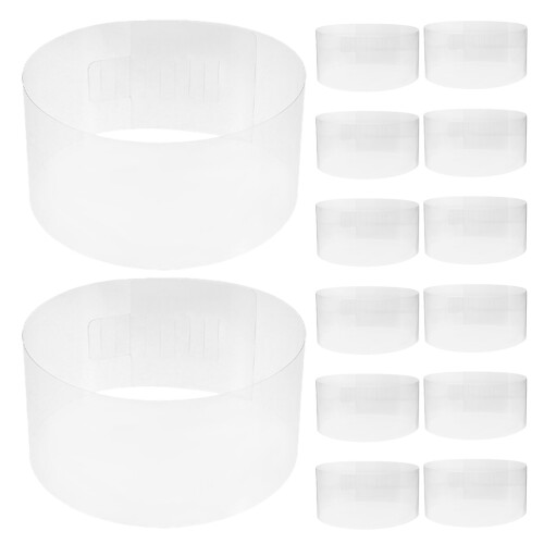 40Pcs Clear PVC Hat Shaper Inserts - Home Use Hat Holders for Caps