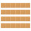 120 Pcs Self Adhesive Cork Sheets Square Tiles For Diy Coasters 10Cm 2