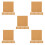 120 Pcs Self Adhesive Cork Sheets Square Tiles For Diy Coasters 10Cm 7