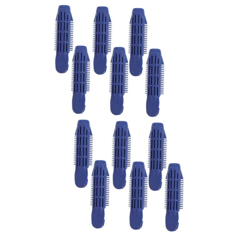 12pcs Hair Shaping Clips For Curly Hairstyles Lightweight Heatless Curlers Volume Rollers For Salon Use Retro Waves