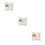 3Pcs Satin Wedding Ring Pillow For Ceremony Rings Bearer 9