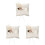 3Pcs Satin Wedding Ring Pillow For Ceremony Rings Bearer 2
