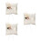 3Pcs Satin Wedding Ring Pillow For Ceremony Rings Bearer 7