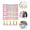 3 Pieces Armor Display Stand Nail Tips Set Practice Fingernail Stands 10