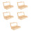 5pcs 12-Grid Wooden Storage Box with Lid 9