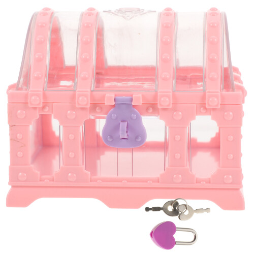 3 Pack Treasure Chest Child 14x11cm Pink 2