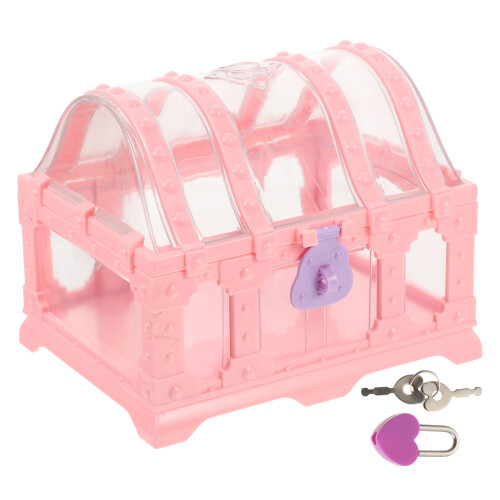 3 Pack Treasure Chest Child 14x11cm Pink 1