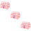 3 Pack Treasure Chest Child 14x11cm Pink 11