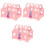 3 Pack Treasure Chest Child 14x11cm Pink 5