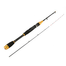 Teleskopischer Carbonfaser-Kunstköder-Montierangel 90-120cm Schwarz Leichtgewicht