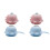 4Pièces Brosse Bain Enfant Douce Silicone Usage Bain 6