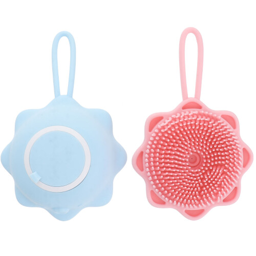 4Pièces Brosse Bain Enfant Douce Silicone Usage Bain 2