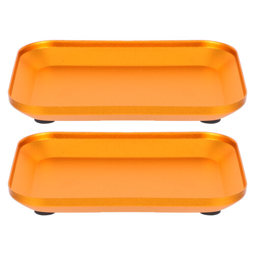 2pcs Rectangular Tool Tray For Mechanics And Professionals