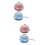 4Pièces Brosse Bain Enfant Douce Silicone Usage Bain 11