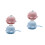 4Pièces Brosse Bain Enfant Douce Silicone Usage Bain 8