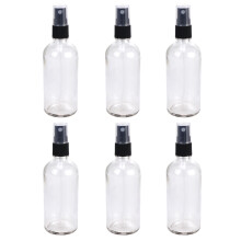 12 Pcs 100ml Transparent Spray Bottle Empty Mist Glass Water Sprayer