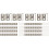 100 Sets Mini Hinge Small Hinge Box Brass 4