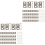 100 Sets Mini Hinge Small Hinge Box Brass 5