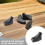 12pcs Trekking Pole Tip Hiking Pole Replacement Tips Black 9