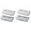 Set Of 2 Wall Mounted Shoe Rack Easy To Install Suction 2