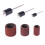 306 Pcs Accessories Sleeve Grinding Head Metal 11