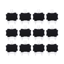 24 Pcs Mini Chalkboards With Support For Message Board Table Decor