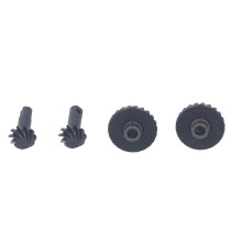 Stahlspiralgetriebe-Set für TRX4M 1/18 RC Auto, schwarz, 10-24 Zähne