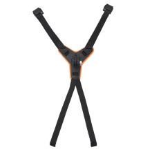 Motorradhelm-Kinnhalter-Lichthalterung für DJI Osmo Action 3/2 in Orange