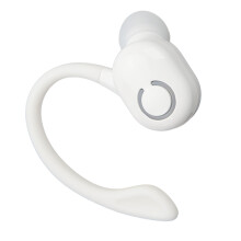 Wireless Bluetooth 5.2 Headset with Mic, 18g, Long Standby, White