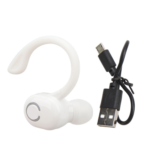 Wireless Bluetooth 5.2 Headset with Mic, 18g, Long Standby, White 1
