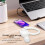 Wireless Bluetooth 5.2 Headset with Mic, 18g, Long Standby, White 4