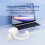 Wireless Bluetooth 5.2 Headset with Mic, 18g, Long Standby, White 7