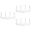 Music Score Clip Silver And Compact 3pcs 6