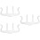 Music Score Clip Silver And Compact 3pcs 7