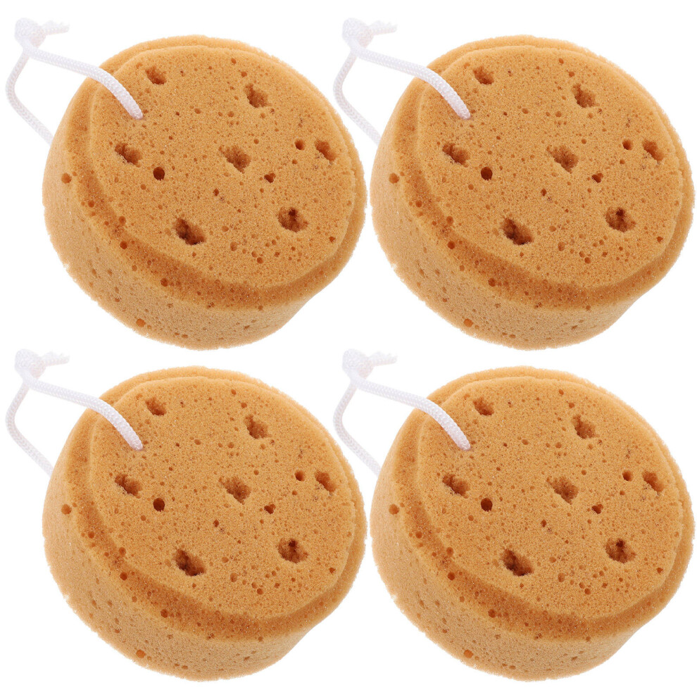 Vaguelly Set Of Body Sponge Shower Scrub Bath Sponges Wash Skin Exfoliator For