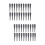 Tip Accessories Solid Color Darts 100 Pcs Coarse Teeth Soft Accessory 7