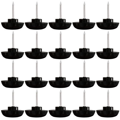 4 Boxes Thumbtack Convenient Pushpins Black Office 2