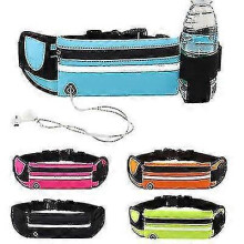 Outdoor Sports Waterproof Belt Bag with Reflective Strip Invisible Water Bottle Belt Bag Fitness Running Riding Belt Bag
